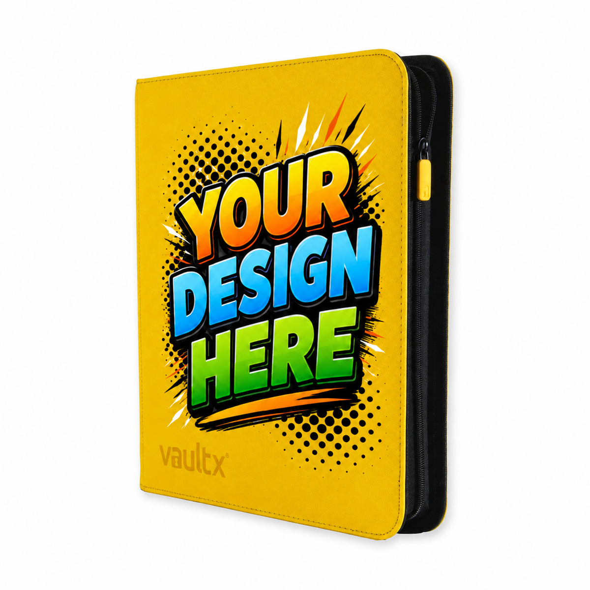 12-Pocket Exo-Tec® Zip Binder – Sunrise Yellow