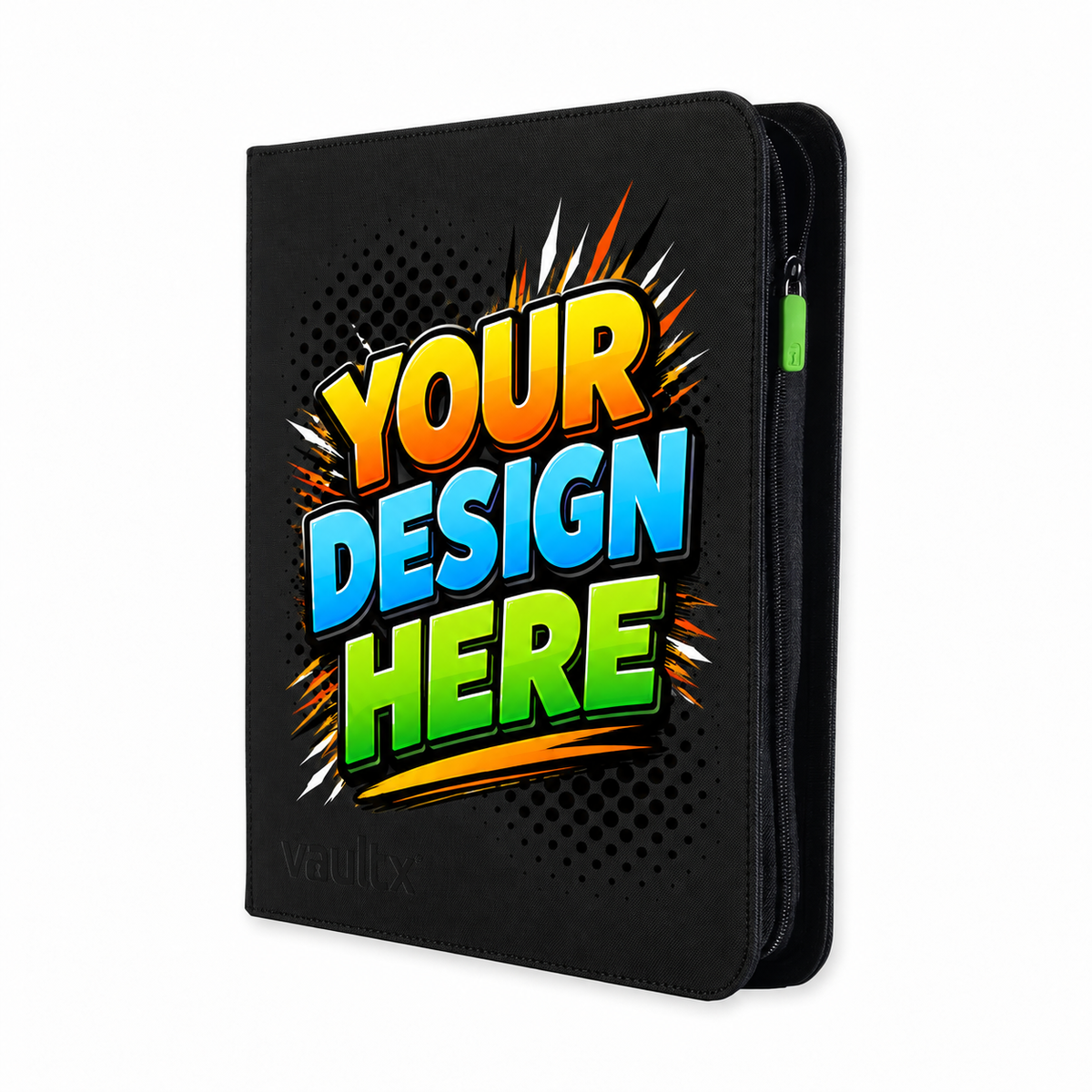 12-Pocket Exo-Tec® Zip Binder – Signature Black
