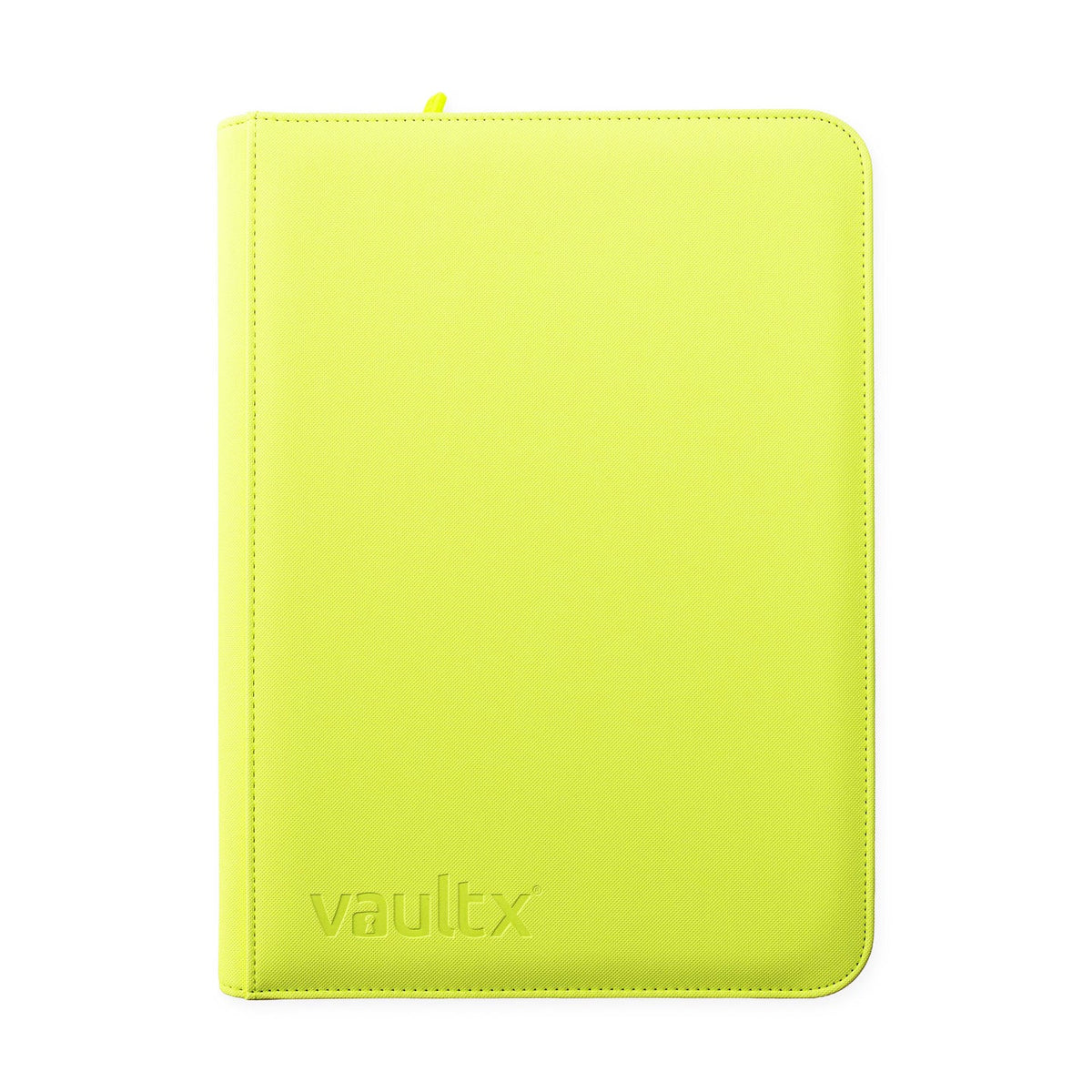 Custom - 9-Pocket Binder – Neon Yellow front