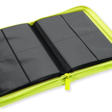 Custom - 4-Pocket Zip Binder – Neon Yellow