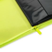 Custom - 4-Pocket Zip Binder – Neon Yellow