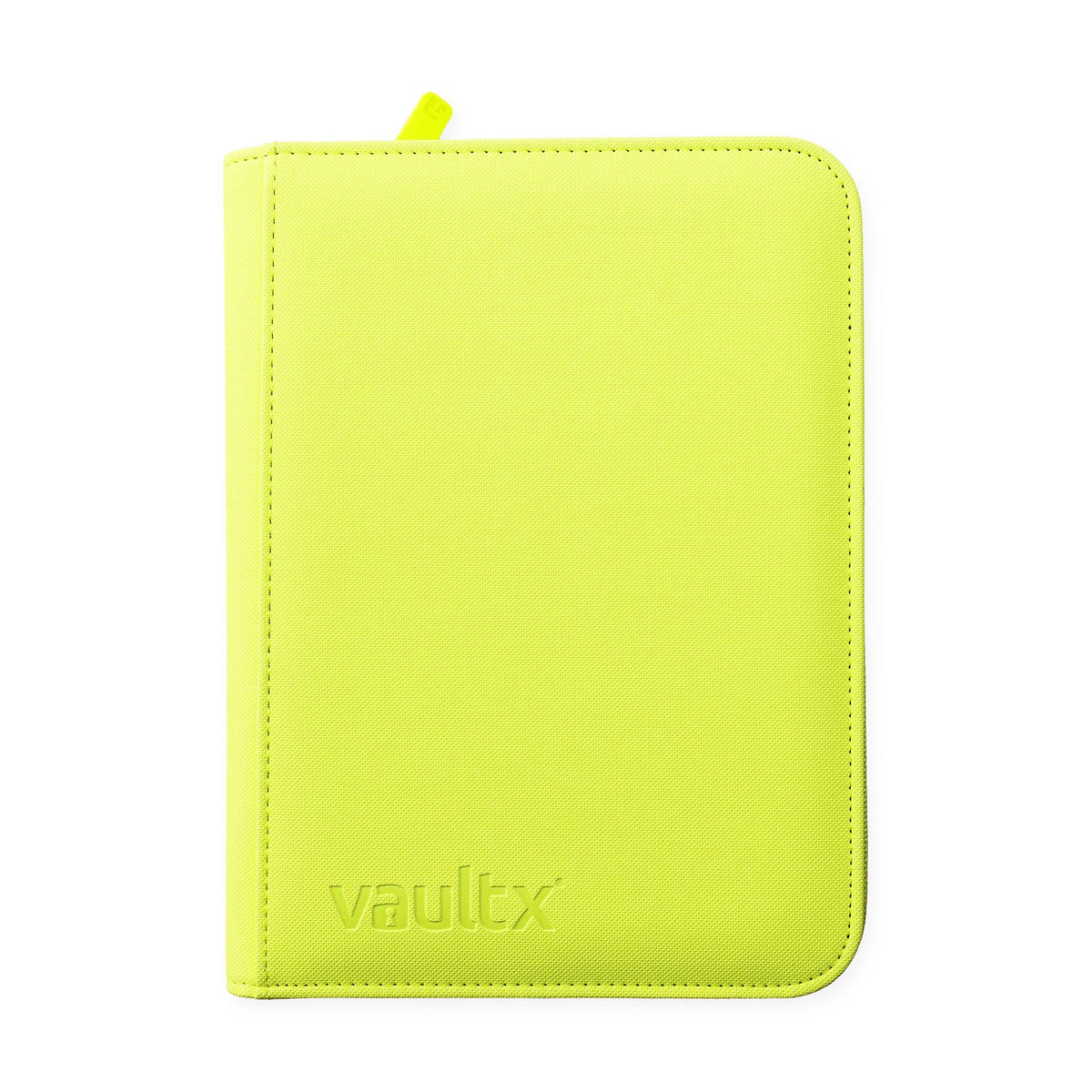 Custom - 4-Pocket Zip Binder – Neon Yellow