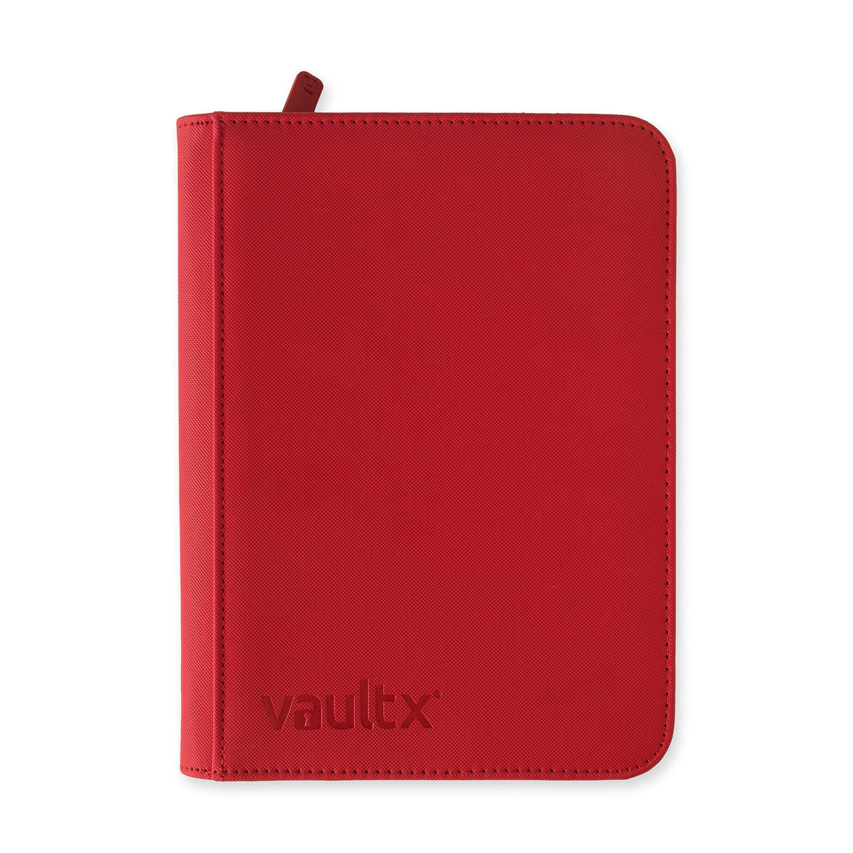Custom - 4-Pocket Zip Binder – Fire Red