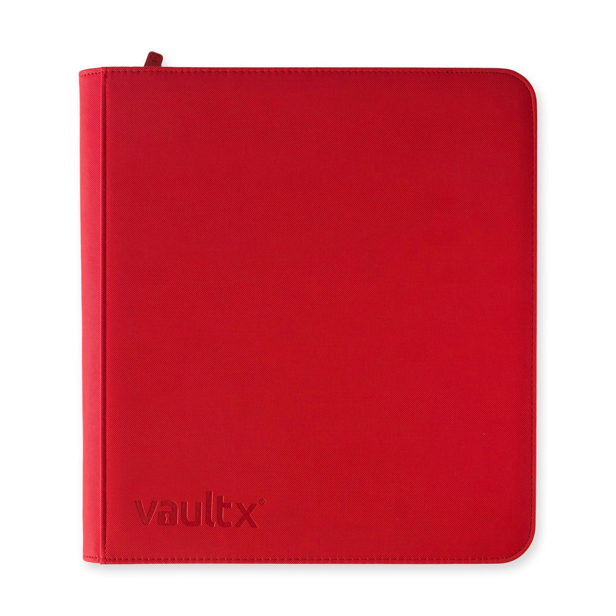 12-Pocket Exo-Tec® Zip Binder – Fire Red