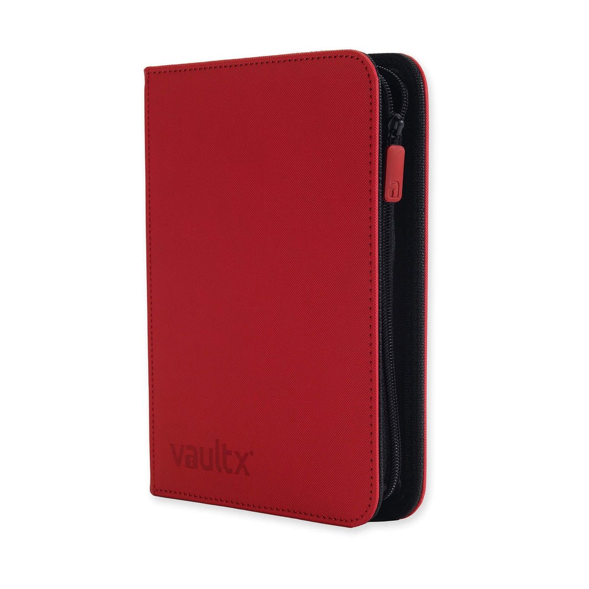 Custom - 4-Pocket Zip Binder – Fire Red