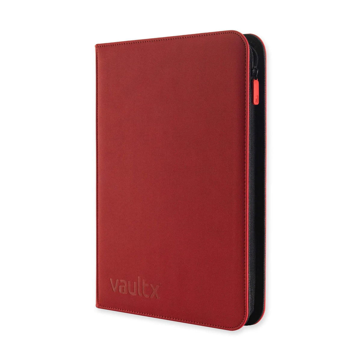 Custom - 9-Pocket Zip Binder – Fire Red