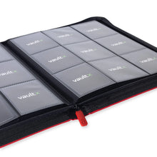 Custom - 9-Pocket Zip Binder – Fire Red