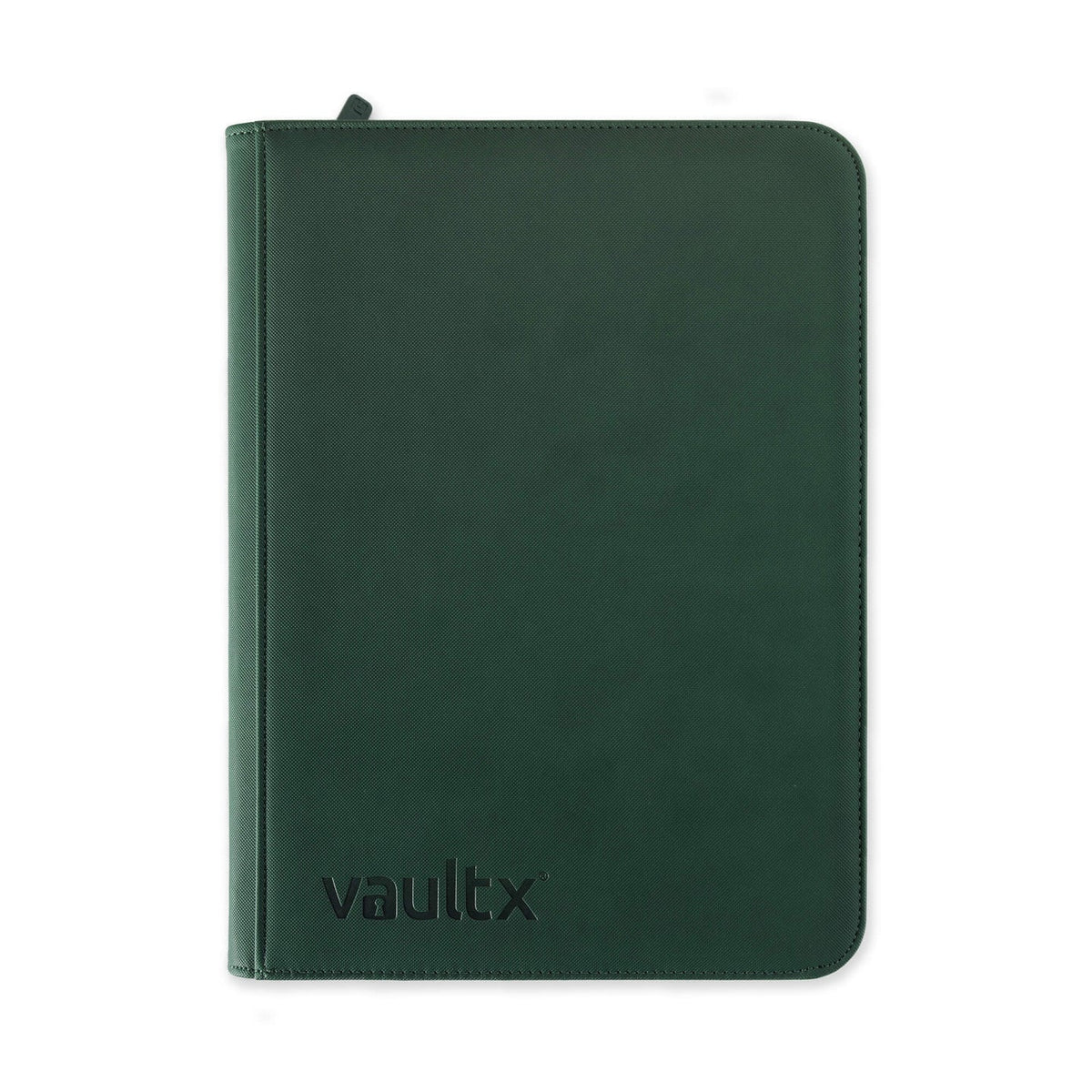 Custom - 9-Pocket Zip Binder – Forest Green front