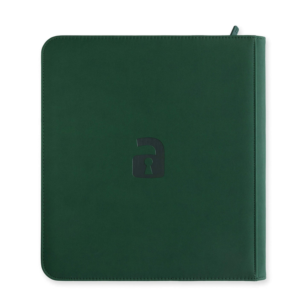 12-Pocket Exo-Tec® Zip Binder – Forest Green back