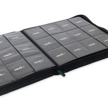 12-Pocket Exo-Tec® Zip Binder – Forest Green