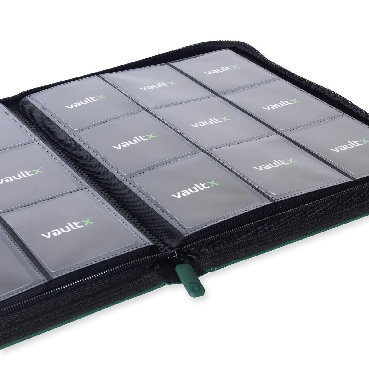 Custom - 9-Pocket Zip Binder – Forest Green