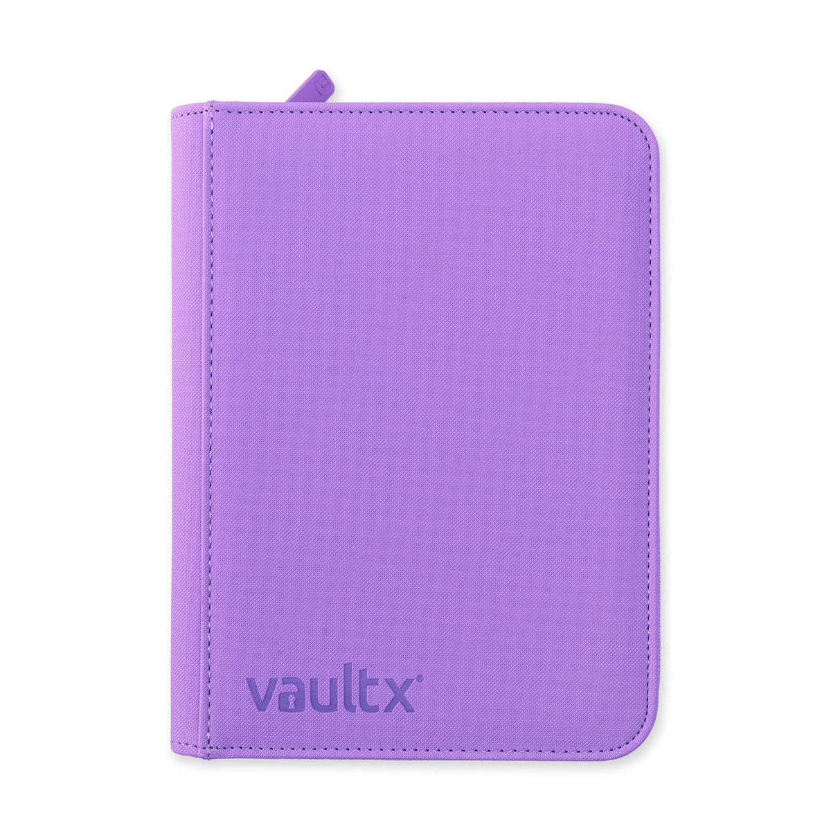Custom - 4-Pocket Zip Binder – Just Purple front
