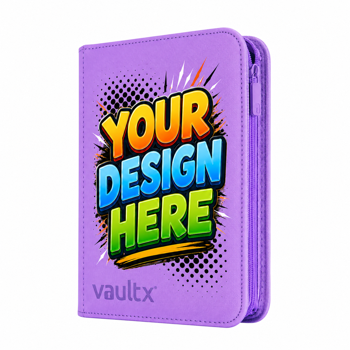 Custom - 4-Pocket Zip Binder – Just Purple