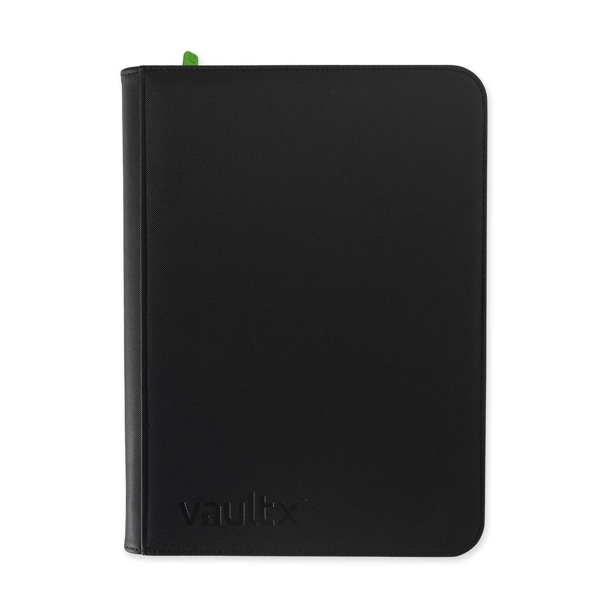 Custom - 9-Pocket Zip Binder – Signature Black front