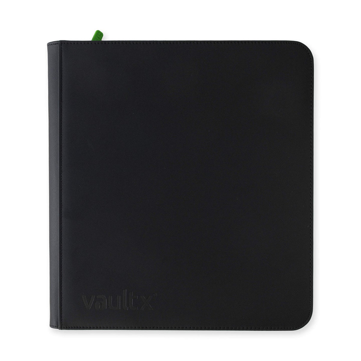 12-Pocket Exo-Tec® Zip Binder – Signature Black front