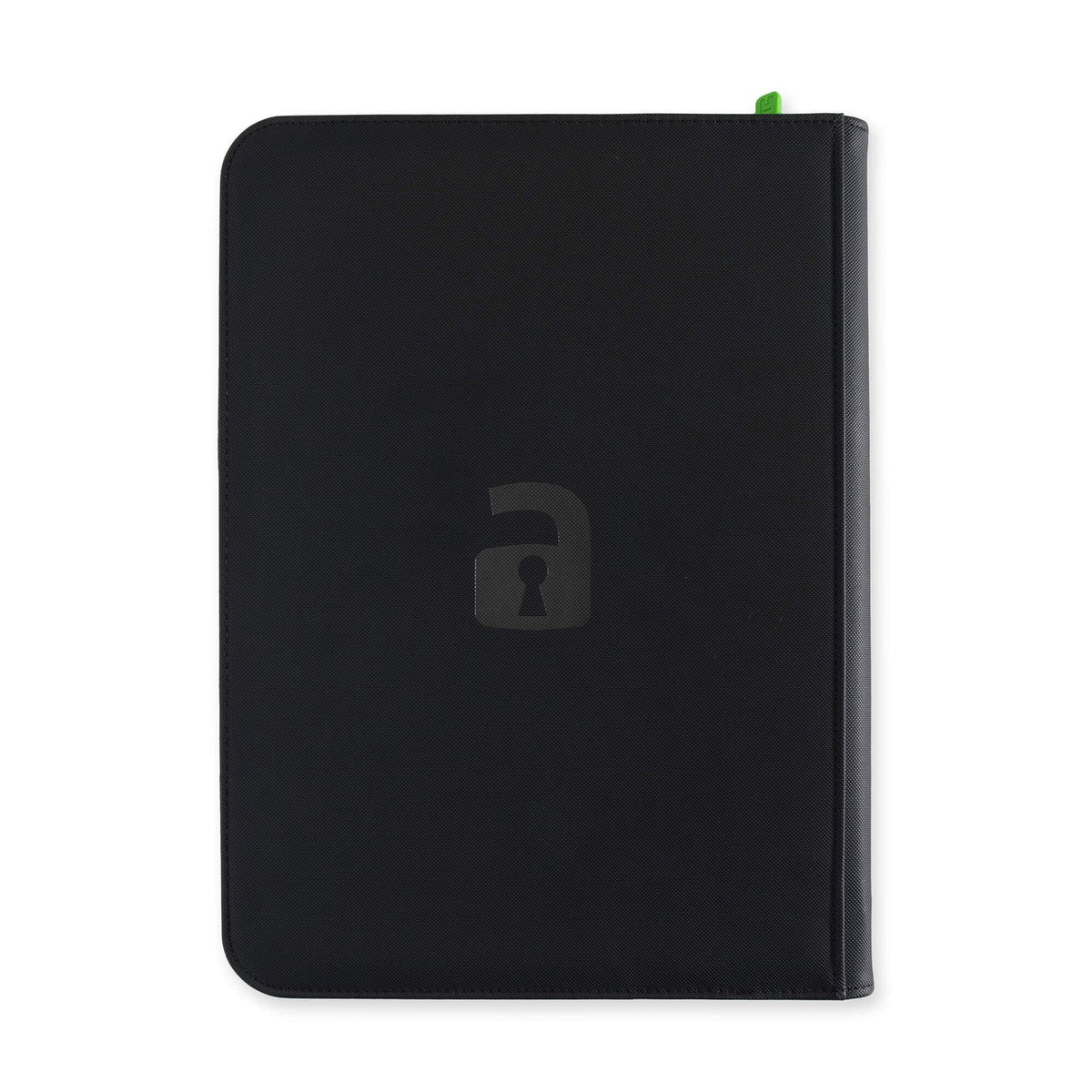 Custom - 9-Pocket Zip Binder – Signature Black back