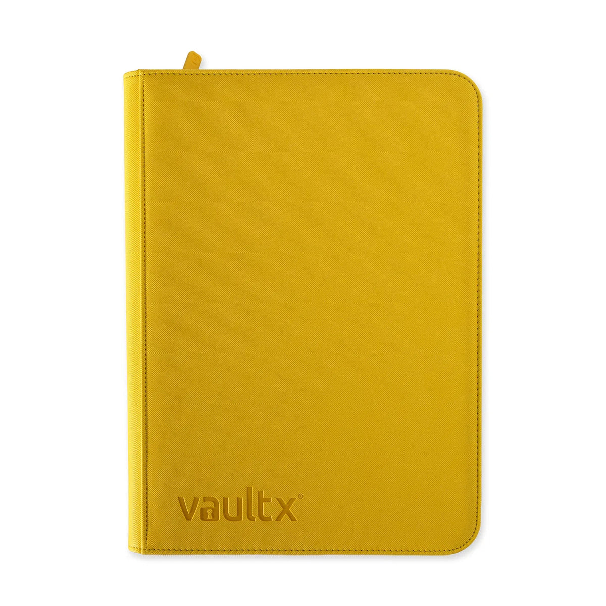 Custom - 9 Pocket Zip Binder – Sunrise Yellow front
