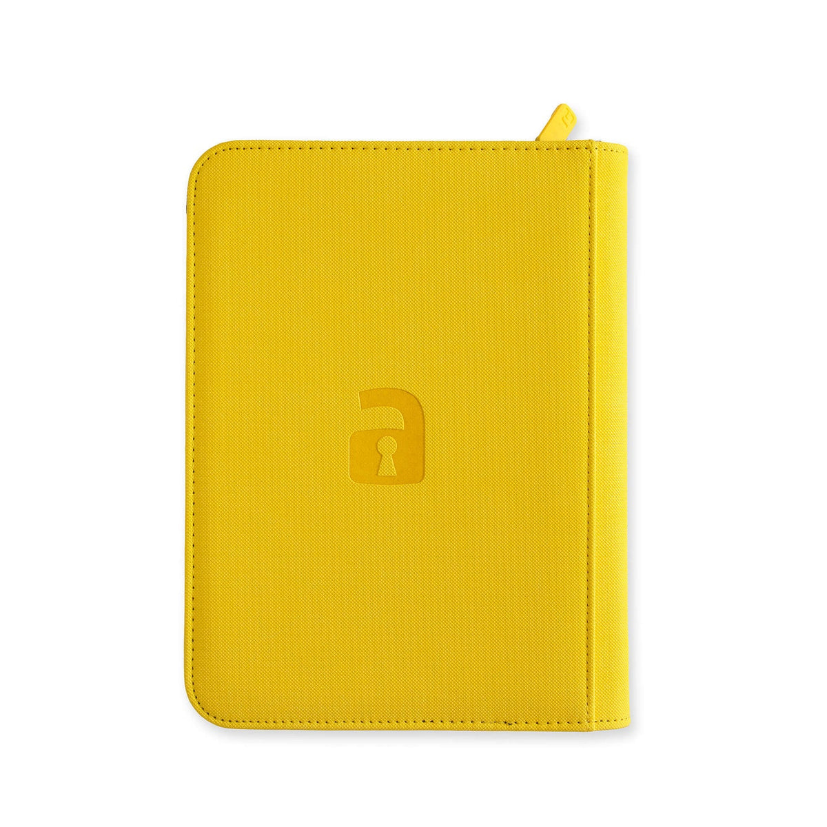 Custom - 4-Pocket Zip Binder – Sunrise Yellow back